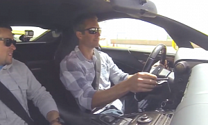 Paul Walker Drives a Lexus LFA on the Track
