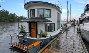 Pax Is a Gorgeous Houseboat With Tiny House Elements and a Secret Wine Cellar