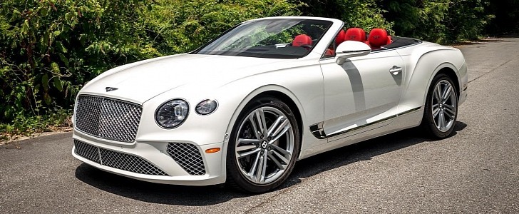 Pearl White Bentley Continental GTC Hot Spur RS Edition for sale by Road Show International 