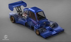 Peel P50 Race Car Conversion Looks Like a Cartoon