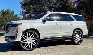 People Are Putting Cadillac Escalades on 30-Inch Wheels Now