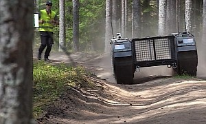 People Chase Autonomous Military Robot in the Woods to See What It Can Do