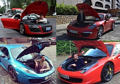 People Sitting in Supercar Boots Is Becoming a Trend: Booting