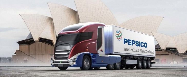 Pure Hydrogen's Semi-truck for PepsiCo