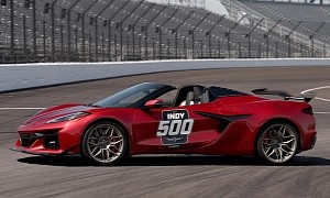 Per Tradition, the 107th Indy 500 Will Be Paced by a Chevy: The Corvette Z06 Convertible