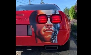 Period-Correct C4 Chevrolet Corvette Befriends the Judgment Day Terminator