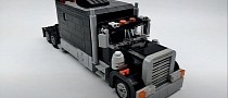 Peterbilt-Inspired Super Sleeper Semi-Truck Is a LEGO Artwork Built With Comfort in Mind