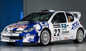 Peugeot 206 WRC Comes From the World of Rallying, Yours for New Lamborghini Huracan Money