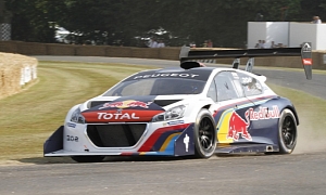 Peugeot 208 T16 Pikes Peak Claims Fastest Time at 2013 Goodwood