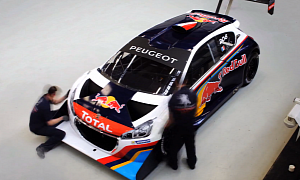 Peugeot 208 T16 Pikes Peak Time Lapse Assembly Is Awesome