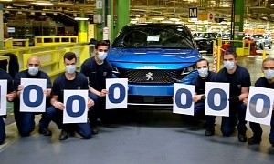 Peugeot 3008 Celebrates Production Milestone at Sochaux Assembly Plant