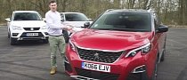Peugeot 3008 Is Better Than Toyota C-HR and SEAT Ateca in Crossover Comparison