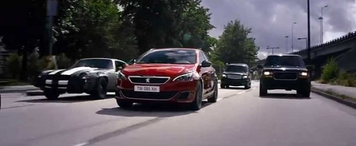 Peugeot 308 GTi Driver Runs from Mobsters in Muscle Cars with Capuchin Monkey as Copilot