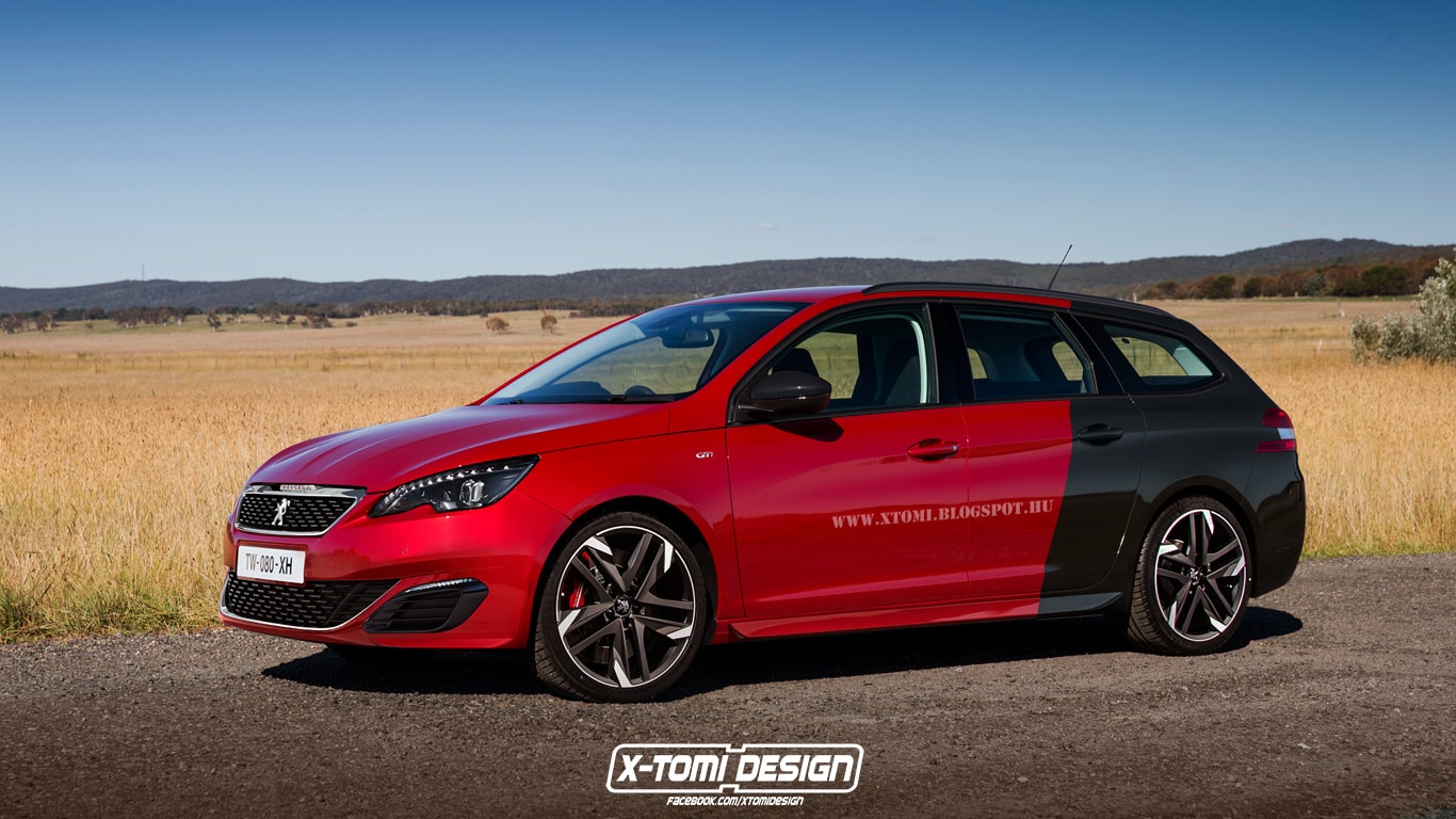Peugeot 308 GTi SW Rendered, Looks Perfect for Hardcore Families -  autoevolution