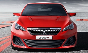 Peugeot 308 R Concept Revealed: 1.6 Turbo with 270 HP, Manual and LSD