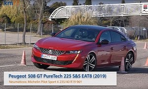 Peugeot 508 Looks Very Agile and Sporty in Moose Test