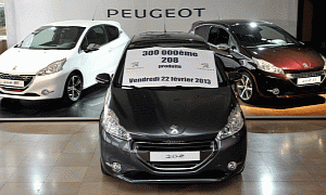 Peugeot Announces 300,000th 208 Supermini Produced