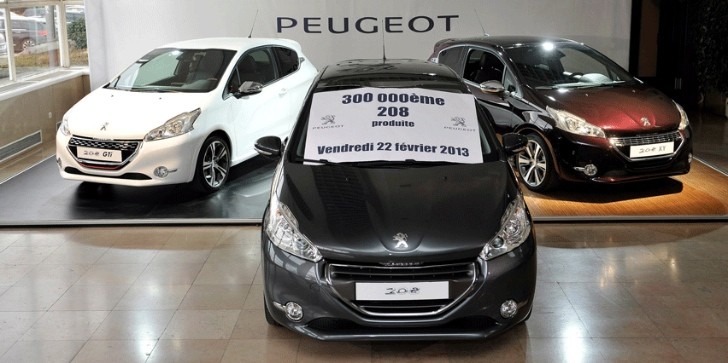 300,000the Peugeot 208