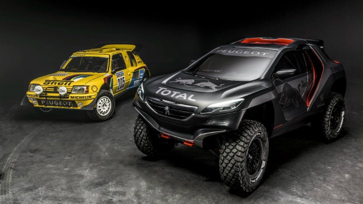 Peugeot 205 T16 and 2008 DKR
