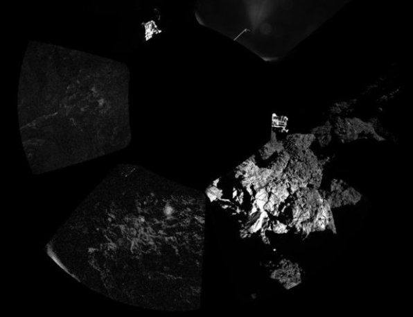 Images of the Comet taken right before Philae's landing