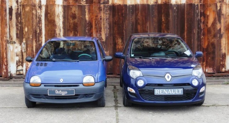 Photo Comparison: 1993 vs 2013 Renault Twingo