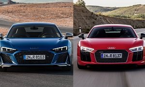 Photo Comparison: 2020 Audi R8 vs. 2015 Audi R8