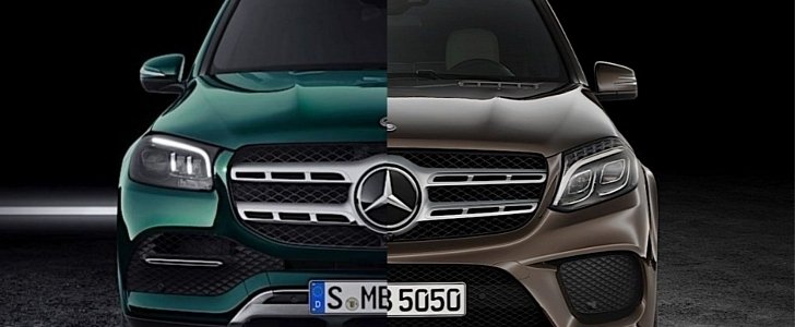 2020 Mercedes-Benz GLS vs. 2016 Mercedes-Benz GLS front