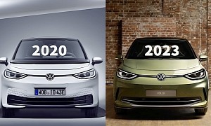 Photo Comparison: 2020 Volkswagen ID.3 vs 2023 Volkswagen ID.3