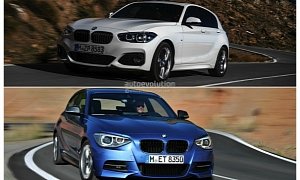 Photo Comparison: BMW F20 1 Series Facelift versus BMW F20 1 Series Pre-Facelift