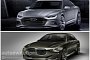 Photo Comparison: BMW Vision Future Luxury Concept versus Audi Prologue Concept