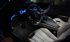 Photo Gallery: BMW i8 Interior at Night