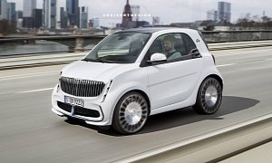 Photoshop Artist Imagines smart fortwo ED With Maybach Design