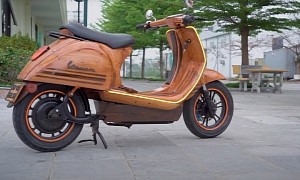 Piaggio's Latest Justin Bieber Vespa Scooter's Got Nothing on This Gorgeous, Wooden Sprint