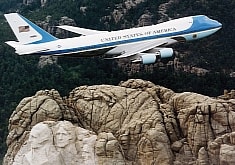Pic of Air Force One Over Mount Rushmore Belongs on a Post Stamp