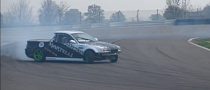Pick-up BMW E46 M3 Drifts around the Modena Racetrack