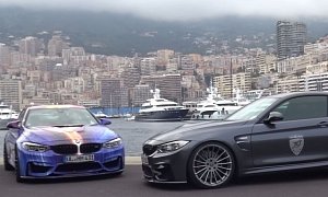 Pick Your Favorite Exhaust: Hamann and Akrapovic M4s Rev in Monaco – Video
