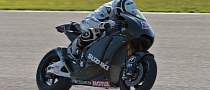 Pictures of Randy de Puniet Testing the New Suzuki MotoGP Prototype