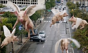 Pigs Fly in Commercial, as 2017 Chrysler Pacifica Hybrid Gets 84 MPGe