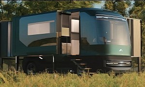 This Pininfarina-Designed Electric RV Can Turn Into a Luxury Off-Grid Mini-Home