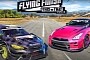 Pink 1,200-HP Nissan GT-R Drag Races 862-HP Subaru STI, Travis Loses to a Girl
