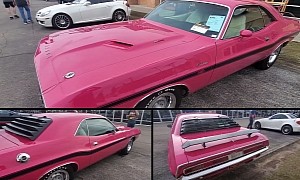 Pink 1970 Dodge Challenger R/T Is a One-Year Wonder With a Big-Block Punch