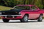 Pink 1970 Plymouth AAR 'Cuda Sells for Record Price at Auction