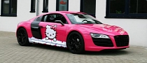 Pink Audi R8 V10 Hello Kitty Loves You!