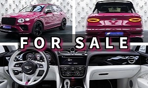 Pink Bentley Bentayga by Mulliner Stands Out on the Used Car Market