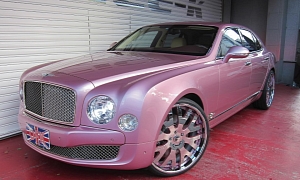 Pink Bentley Mulsanne Gets Forgiato 24s from Office-K