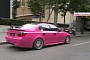 Pink BMW E60 5 Series Spotted in China