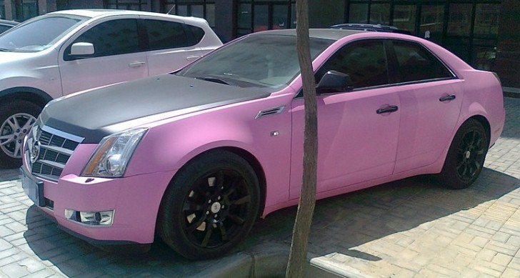 Pink Cadillac CTS