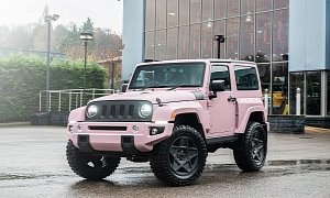 Pink Jeep Wrangler Looks Like Barbie's Off-Road Weekend Warrior