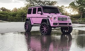 Pink Mercedes G-Class 4×4 Squared Is All About Girl Power