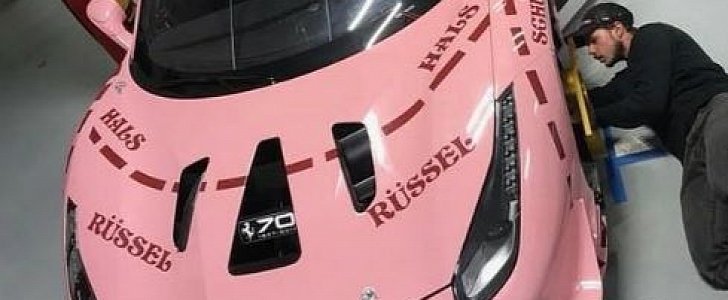 Pink Pig Ferrari 488 Challenge